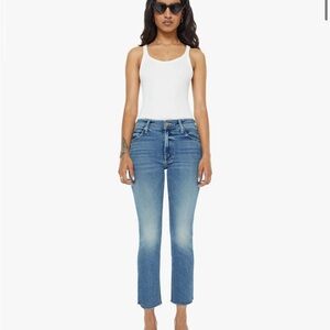 The Mid Rise Dazzler Ankle Fray